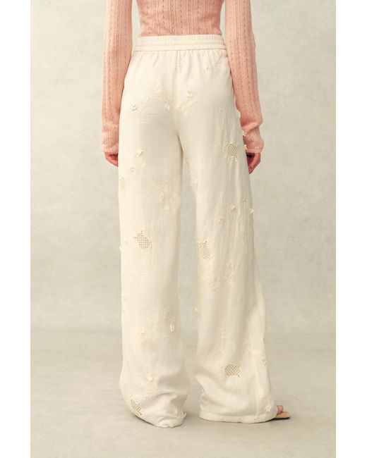 Fabrique Natural Anna Eyelet Pants