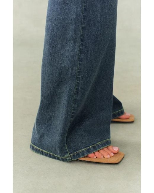 Fabrique Blue Sita French Style Denim Flare Jeans
