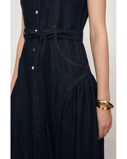Fabrique Blue Anais Denim Sleeveless Dress