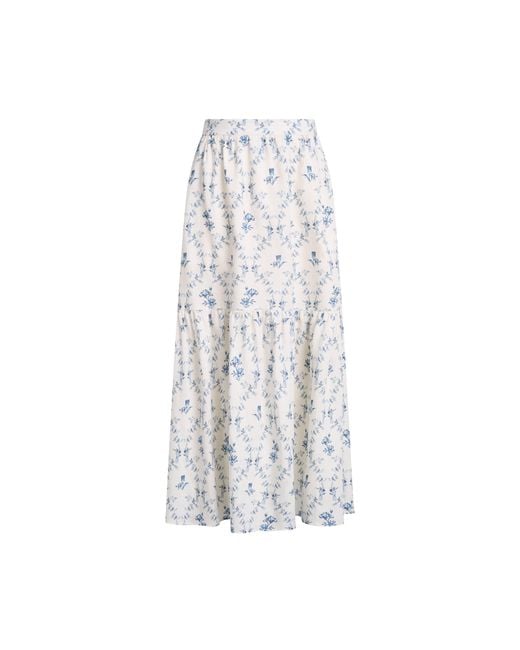 Fabrique Natural Elara Tailored Vintage Floral High Waist Skirt