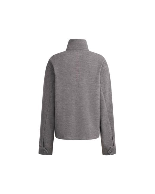 Fabrique Natural Isadora Half Zip Knit Top