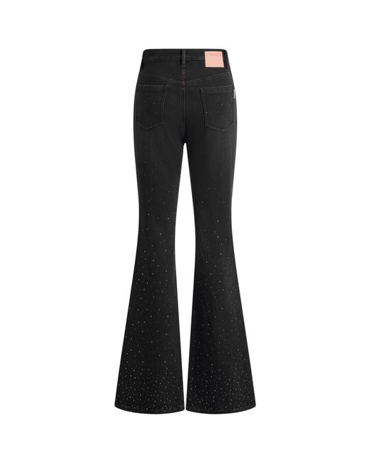 Fabrique Blue Gloria Side-Slit Flared Jeans