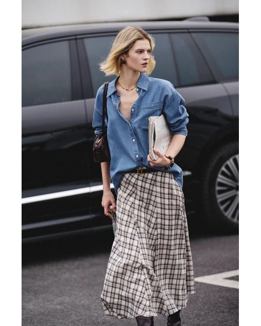 Fabrique Gray Eva Sky Airy Shirt