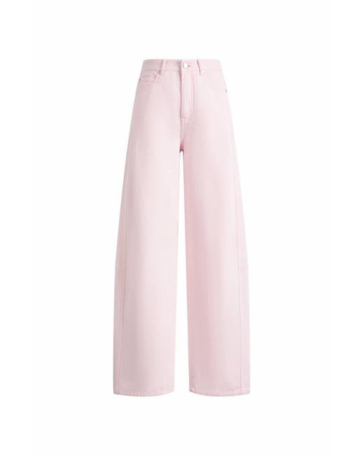Fabrique Pink Sunset Soft Barrel Leg Jeans