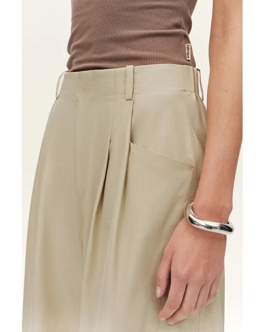 Fabrique Natural Sienna Airy Drawstring Barrel Leg Pants