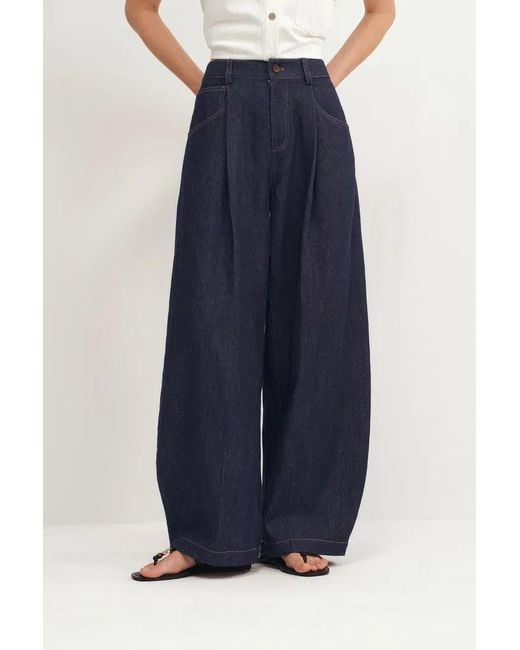 Fabrique Blue Riley Balloon Leg Jeans