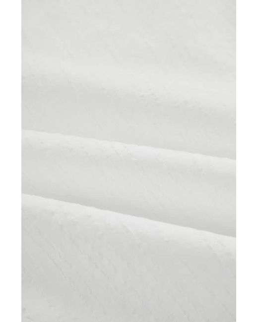 Fabrique White Tuxedo Wing Collar Shirt