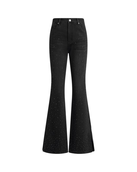 Fabrique Blue Gloria Side-Slit Flared Jeans