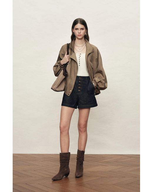 Fabrique Natural Aurin Bubble Hem Jacket