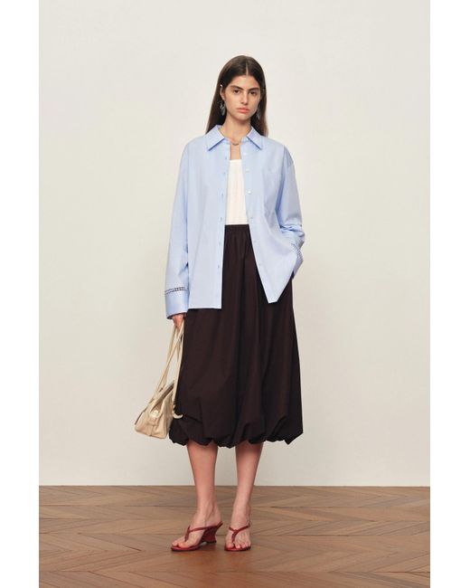 Fabrique Natural Eva Openwork Relaxed Shirt