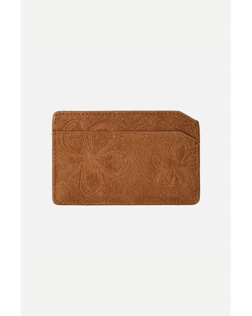 Fabrique Brown Bevel Double Layer Card Holder