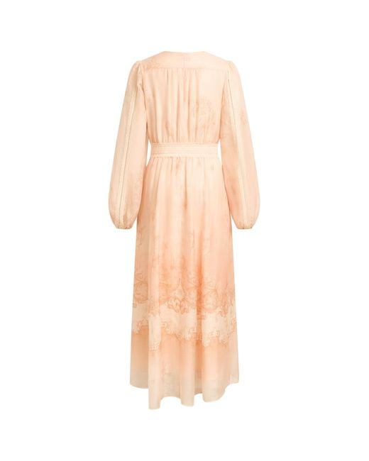 Fabrique Natural Anne Handpainted Floral Lace Dress
