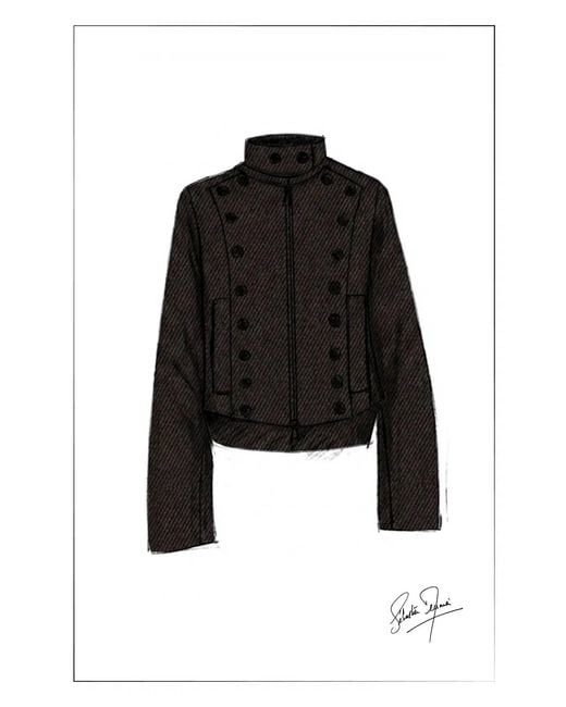 Fabrique Multicolor Valkyrie Fitted Napoleon Jacket