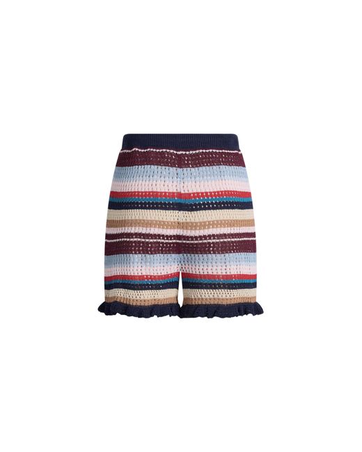 Fabrique Black Mavis Multi Stripe Knit Shorts