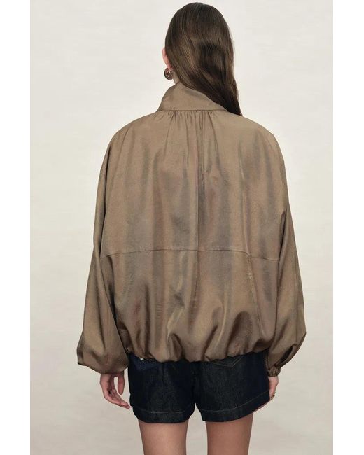 Fabrique Natural Aurin Bubble Hem Jacket