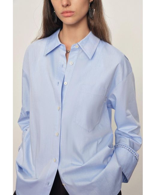 Fabrique Natural Eva Openwork Relaxed Shirt