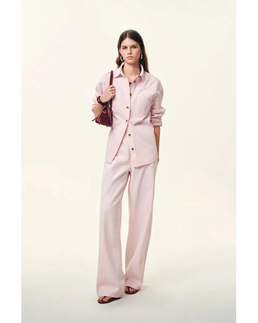 Fabrique Pink Sunset Soft Barrel Leg Jeans