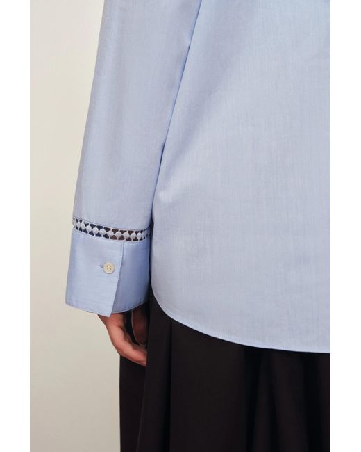 Fabrique Natural Eva Openwork Relaxed Shirt