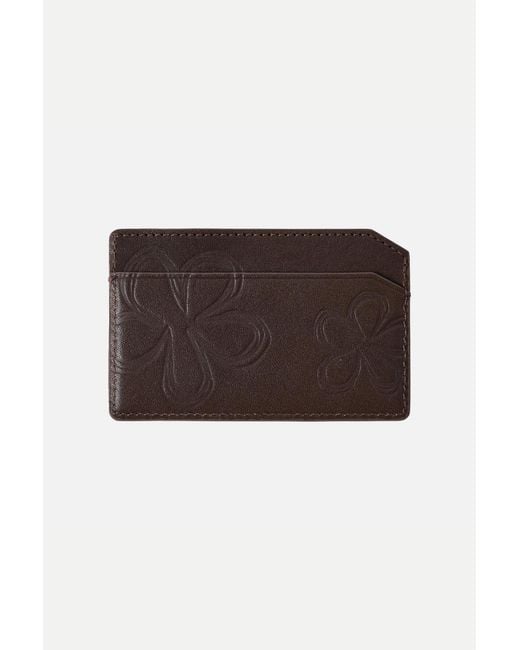 Fabrique Brown Bevel Double Layer Card Holder