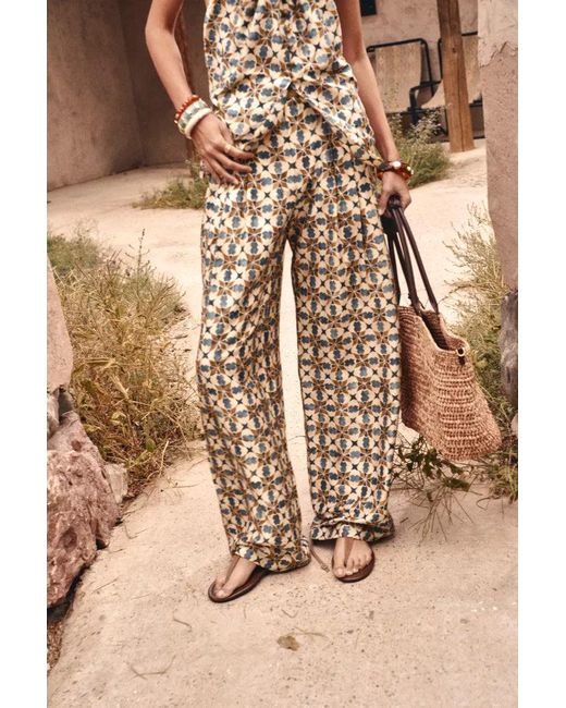 Fabrique Brown Jorien Drape Pants