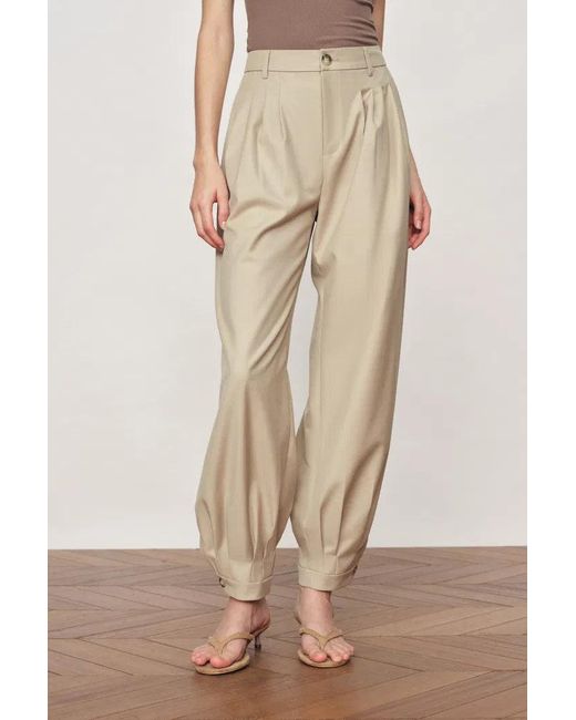 Fabrique Natural Wilderness Balloon-Leg Tailored Pants