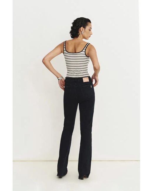 Fabrique Black Cathy Turkish Bell Bottom Jeans