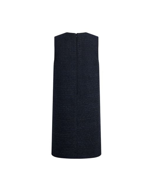 Fabrique Blue Rosalind Beaded Bow Dress