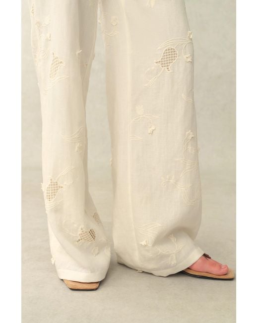 Fabrique Natural Anna Eyelet Pants