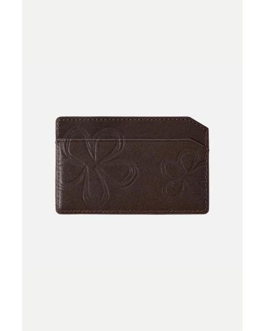Fabrique Brown Bevel Double Layer Card Holder