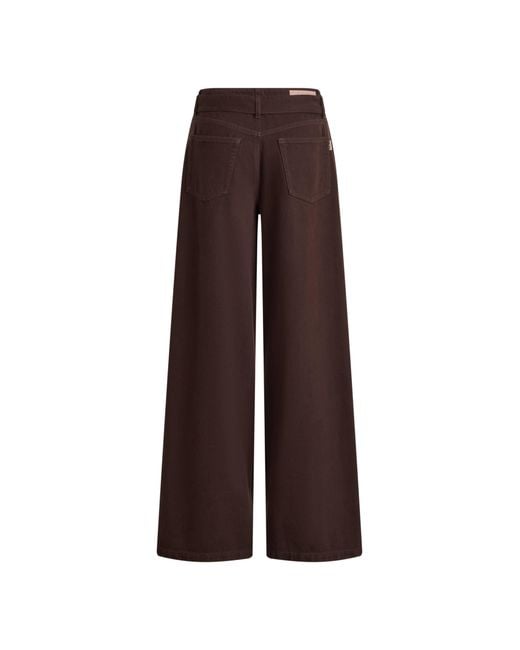 Fabrique Brown Morgan Belted Utility Jeans