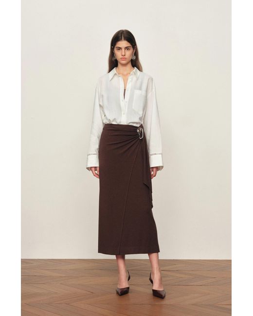 Fabrique Natural Eva Openwork Relaxed Shirt