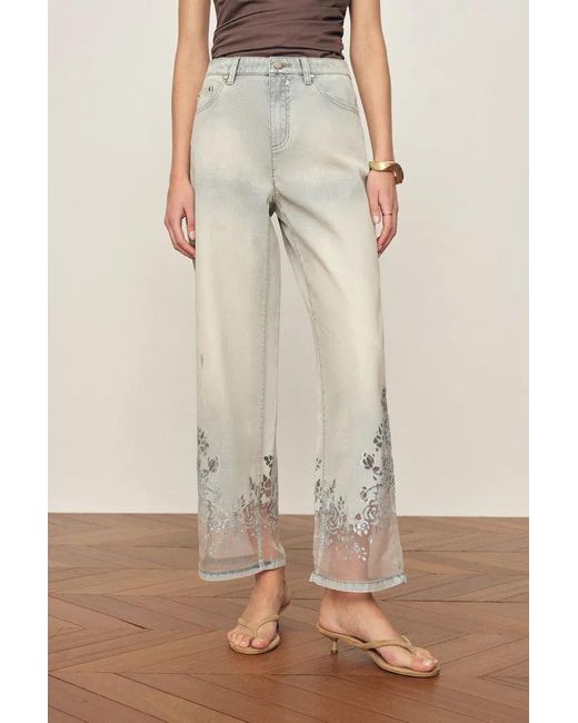 Fabrique Natural Ariel Straight Cropped Jeans