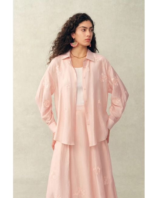 Fabrique Natural Colette Embroidery Shirt