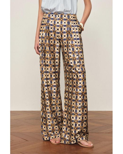 Fabrique Brown Jorien Drape Pants