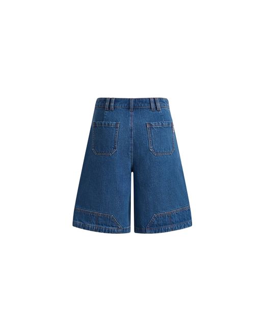 Fabrique Blue Yvonne Carpenter Denim Shorts