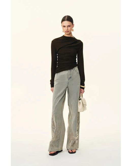 Fabrique Gray Thalia Devoré Jeans