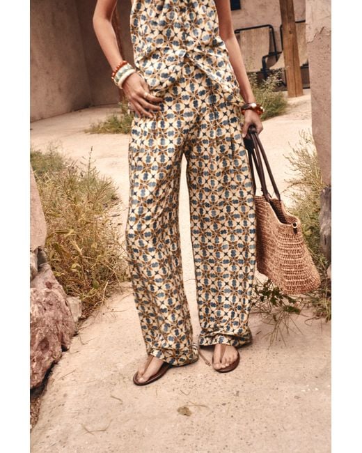 Fabrique Brown Jorien Drape Pants