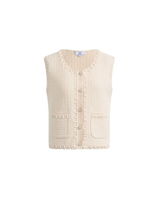 Fabrique Natural Jinelle Hand-Crocheted Textured Sleeveless Vest Top
