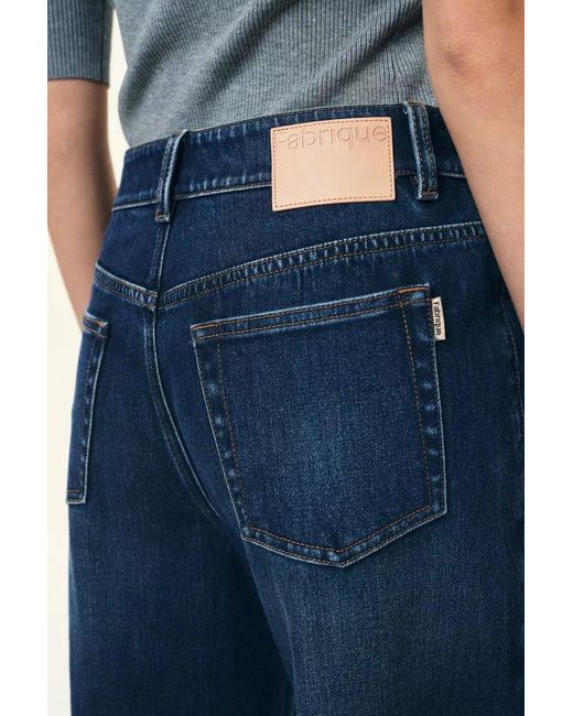 Fabrique Blue Stella Double Pocket Distressed Washed Jeans