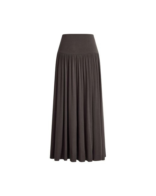 Fabrique Black Nemesis Drapy Ruched Skirt