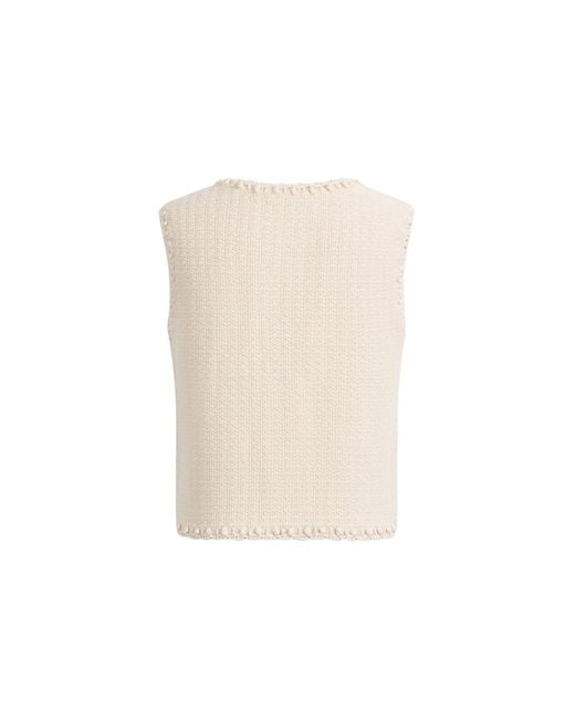 Fabrique Natural Jinelle Hand-Crocheted Textured Sleeveless Vest Top