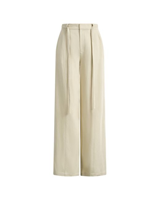 Fabrique Natural Erica Thin Waist Wide Leg Relaxed Pants