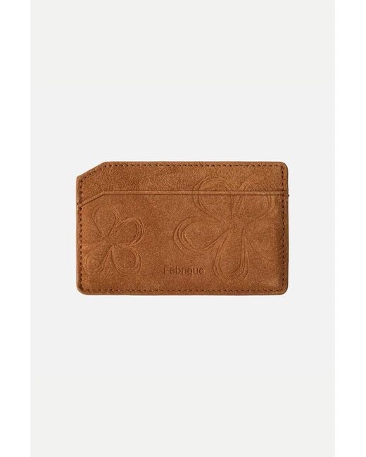 Fabrique Brown Bevel Double Layer Card Holder