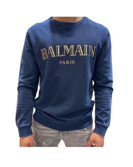 balmain sweatshirt gold