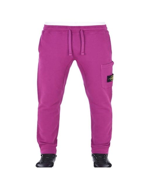 pink stone island tracksuit