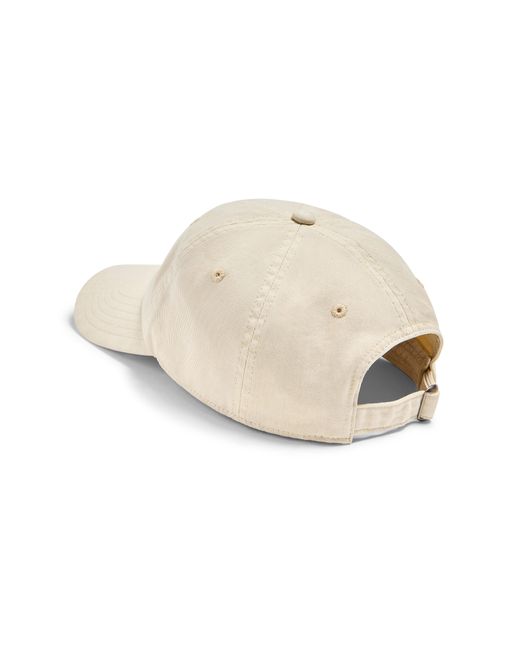 Faherty Brand Natural Sunwashed Baseball Hat
