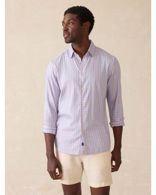 Faherty Brand Purple Movement&Trade; Monterey Shirt for men