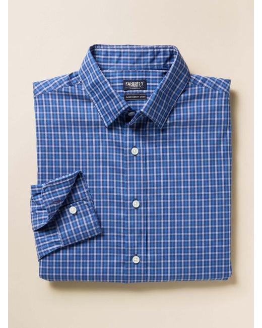 Faherty Brand Blue The Movement&Trade; Shirt for men