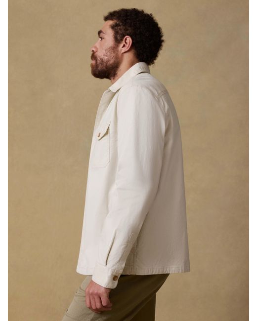 Faherty Brand Natural Lakeside Cpo for men