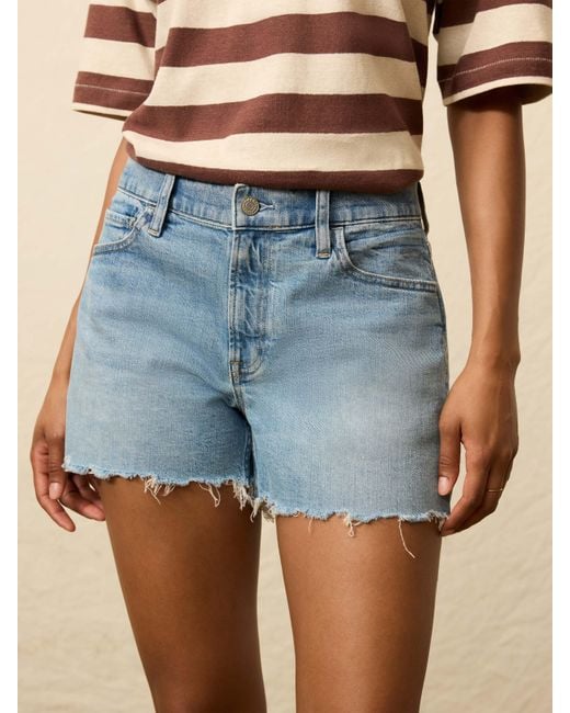Faherty Brand Blue Sundrift Denim Short
